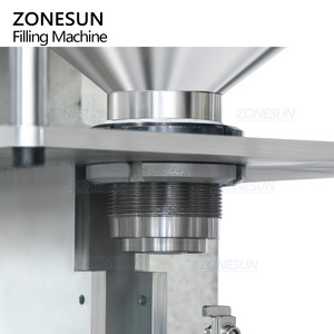 Machine de remplissage automatique de liquides chimiques pour peinture en aérosol métallique ZONESUN ZS-AQF1 avec structure d'alimentation en bouteille - Product Image 4