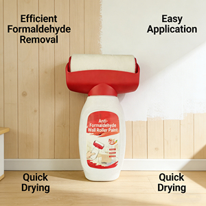 Pâte de réparation murale blanche auto-appliquante pour peinture au rouleau, réparation et retouche des murs, élimination des taches - Product Image 4