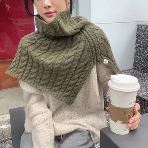 Autunno inverno Vintage eco-friendly in Cashmere tinta in Cashmere lungo da donna sciarpa calda a doppio scopo - Product Image 2