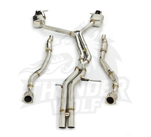 Système d'échappement de haute qualité avec silencieux à valve, ajustement parfait pour <span class=keywords><strong>RS4</strong></span> <span class=keywords><strong>B7</strong></span>/RS5 8T 4.2L <span class=keywords><strong>V8</strong></span>, en acier inoxydable 304, avec tuyaux avant et système d'échappement Catback - Product Image 6