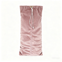 Couleur personnalisée rose vert clair américain Mah Jong Rack sac de rangement voyage Mahjongg Rack velours sac à cordon
