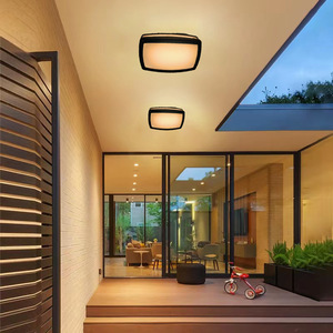 Lampe de plafond LED à détecteur de mouvement par micro-ondes 3CCT pour extérieur, jardin, cour, escalier, montage mural, IP65 - Product Image 6