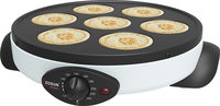 Elektrischer Crêpes-Maker Multifunktionaler Antihaft-Roti-Maker Chapati Kleiner Runder Süßer Kuchen Sesam-Kürbis-Torte Pfannkuchen-Hersteller