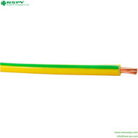 Câble de terre en cuivre de 4 mm en gros, meilleur prix, câble de mise à la terre NSPV avec isolation en PVC et XLPE, courant nominal de 30 A