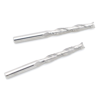 Outil de coupe 3,175 mm*22, fraises à deux cannelures / fraises en carbure monobloc / fraises CNC pour graveur