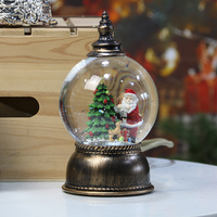 Nouvelles décorations de noël 1L lumières de noël blanc chaud LED boule de cristal lumières fête décoration de vacances