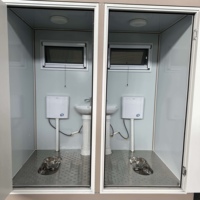 Maison conteneur extensible portable LESEN - Design moderne et respirant pour salle de bain extérieure, garantie 1 an, assistance technique en ligne
