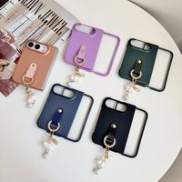 Coque de téléphone anti-chute ultra-fine et élégante avec anneau pendentif portable pour iPhone Duo