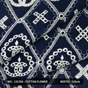 Cotton Embroidery Lace Home Textile Home Soft Decoration Jewelry DIY Cotton Thread Color Cloth Flower Women's Clothing Children'