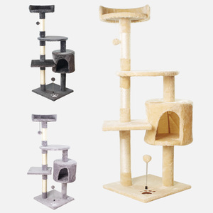 Custom Modern Sisal <strong>Cat</strong> <strong>Tree</strong> House <strong>Climbing</strong> Scratcher <strong>Large</strong> Tall Luxury for <strong>Cats</strong> - Product Image 2