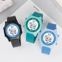 Bunte süße Digitaluhr für Jungen Mädchen Sport uhr mit Wecker Stoppuhr und wasserdichter Chronograph Kinder uhr