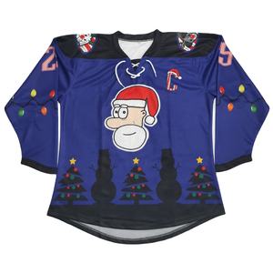 Jersey de hockey sublimado personalizado, jersey de hockey bordado - Product Image 4