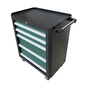 Chariot à outils métallique à 5 tiroirs, très demandé, pour réparation automobile, rangement d'atelier et <span class=keywords><strong>garage</strong></span> - Product Image 6