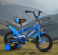 Vélos pour enfants de 3 à 12 ans, style sport, 12-14-16 pouces, avec roues stabilisatrices et frein à câble, prix usine, uniquement B2B.