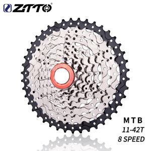 ZTTO MTB <span class=keywords><strong>8</strong></span> <span class=keywords><strong>velocidades</strong></span> bicicleta rueda libre 42T amplia relación cassette <span class=keywords><strong>piñones</strong></span> 11-42T piezas para bicicleta <span class=keywords><strong>de</strong></span> montaña - Product Image 2