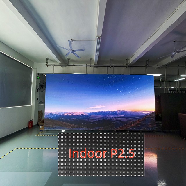 P1.66 P1.87 P1.95 Spacing Indoor LED Display SMD Full Color Screen Wall