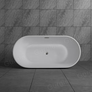 Apparence à la mode Baignoires autoportantes Baignoires classiques autoportantes de luxe pour adultes - Product Image 3