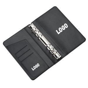 Customized Logo A5 A6 Pu <b>Leather</b> Cover Budget Wallet <b>Binder</b> Planner With Cash Envelopes - Product Image 2