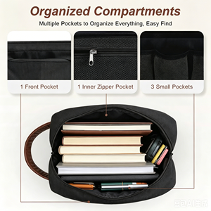 Bolsas de Aseo y <span class=keywords><strong>Maquillaje</strong></span> Colgantes de Poliéster Impermeables y Lavables con Logotipo Personalizado, Promoción de Fábrica, para Hombres y Mujeres - Product Image 2