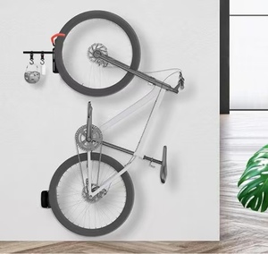 Support mural pivotant pour vélo, support mural vertical, porte-vélo et crochets pivotants pour garage, vélos de route et de montagne - Product Image 4