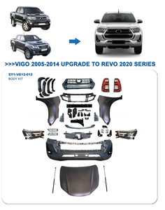 New Style Off-Road Parts Front Car Bumpers ABS Grille Black Body Kits for Hilux 2005-2014 Upgrade to Recco 2020 - Product Image 1