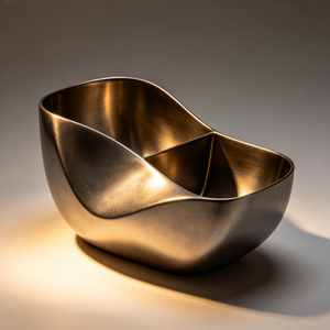 Modern Luxury Home Decor Factory Custom CNC Machined Metal <b>Storage</b> Box Stainless Steel Abstract Sculpture Desktop Crafts - Product Image 2