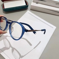 Montures de lunettes Danyang géométriques punk de style japonais, ultra-légères en acétate et titane pur, design unisexe à petite monture, monture complète