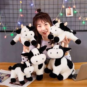 Peluche de Vaca Personalizable OEM ODM, Animal de Peluche de Vaca Lechera <span class=keywords><strong>Holstein</strong></span> Personalizada, Peluche de Vaca con Logotipo Personalizado, Regalo para Niños, Decoración del Hogar - Product Image 4