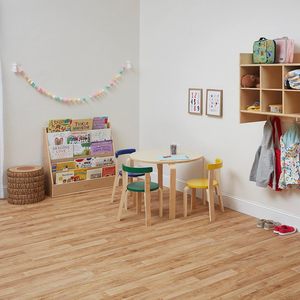Étagère à livres double face réglable en bois moderne pour enfants avec rangement pour jouets pour salon - Meuble de présentation pour la maison - Product Image 3