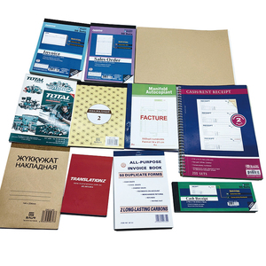 Carnet de reçus personnalisé en papier kraft écologique avec options de 1/2/3 exemplaires, formats A5/A4/A6, impression sur mesure - Product Image 1