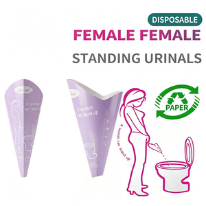 Urinoir jetable pliable pour femmes, entonnoir portable pour usage post-chirurgical et extérieur - Product Image 4