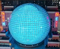 Écran de sphère de boule de LED d'intérieur créatif polychrome RVB P1.86 Signalisation et affichage numériques innovants