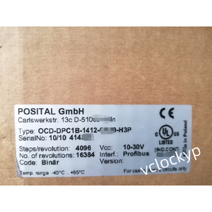 1 encodeur Posital OCD-DPC1B-1412-CA30-H3P neuf, livraison rapide par FedEx ou DHL - Product Image 4