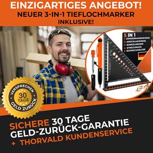 زوايا أظافر ألومنيوم ممتازة 5in1 نجار قلم رصاص مسطرة تحديد زاوية حفرة عميقة مقياس خط سكين - Product Image 4