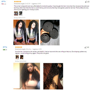 Extensions de cheveux humains Jerry Curl non traités, vierges, naturels, couleur noire, pas chers, 100% Remy, cheveux brésiliens bouclés Jerry - Product Image 5