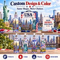 Bouteille d'huile d'olive en céramique souvenir de New York, États-Unis, avec impression de monuments américains, distributeur d'huile en porcelaine pour boutique de souvenirs, cadeau, vente en gros