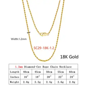 SC Fine Jewelry Necklaces Custom 925 Sterling Silver 18k 14k Gold Plated Hiphop Chain Miani Cuban Link Chain For Men Women
