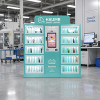 Sistema Integrado de Préstamo y Devolución de Libros HAUMR Library Holds Locker RemoteLocker LibCabinet para Bibliotecas Públicas