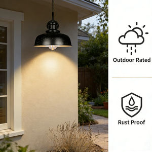 Lampes solaires d'extérieur Alecter Solar APH-L138, lampes de grange solaires, IP65, étanches, vintage, en métal, LED 4100K, blanc neutre, appliques murales pour garage - Product Image 6