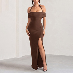 Faldas largas de mujer roupas fabricantes personalizado luxo sexy elegante noite vestidos casuais mulher vestidos - Product Image 4