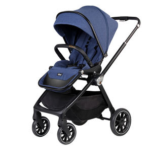 Nuovo Passeggino 3-in-1 di Lusso per <span class=keywords><strong>Neonati</strong></span> con Telaio in Lega di Alluminio e Rivestimento in Lino 700D, Certificato CE, Pieghevole per 0-6 Mesi - Product Image 4