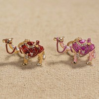 Vente directe des fabricants de nouveaux souvenirs touristiques tendance, pendentif en alliage de zinc, porte-clés en forme de chameau