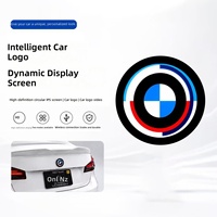 Emblème de voiture électronique dynamique LED BMW avec écran rond, installation facile pour mise à niveau et modernisation