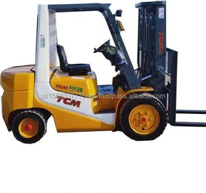 Hot Sale TCM30 3 Ton 2023 Model 4X4 Drive Diesel <b>Engine</b> Good Condition Original Paint Used Forklift for Sale 1 Year Warranty - Product Image 1