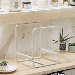 Bathroom Dinnerware <b>Draining</b> Plate Bowl Tableware Single Tier Metal Wall Mounted Non-Folding Eco-Friendly Storage <b>Rack</b> - Product Image 3