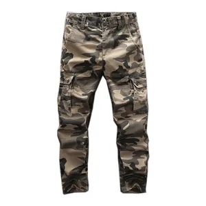High-quality cargo pants jeans loose casual hiking mens camouflage cargo pants