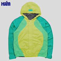 Vestes de vol professionnelles personnalisées pour hommes Fitness Jogging avec poches zippées à capuche mince imperméable couleurs assorties coupe-vent