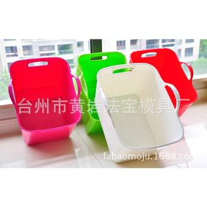 <b>Plastic</b> Laundry <b>Basket</b> Mold Injection Molding P20 Material Semi Fixed Horizontal Arrangement Daily Necessities Forming - Product Image 1