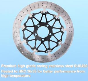 Phụ tùng xe máy ZX6R mới, đĩa phanh trước 300mm cho Kawasaki Ninja ZX 6R 636 ZZR <span class=keywords><strong>600</strong></span> Zephyr 550 Z 750 - Product Image 2