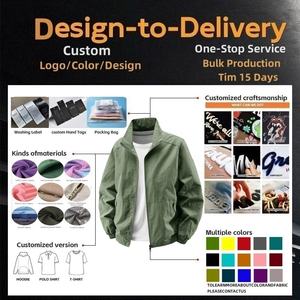 Custom Man Colthed Spring/Autumn Casual Style Versatile <b>Corduroy</b> Multi-Pocket Utility Single Breasted Casual Work Coat <b>Jacket</b> - Product Image 4